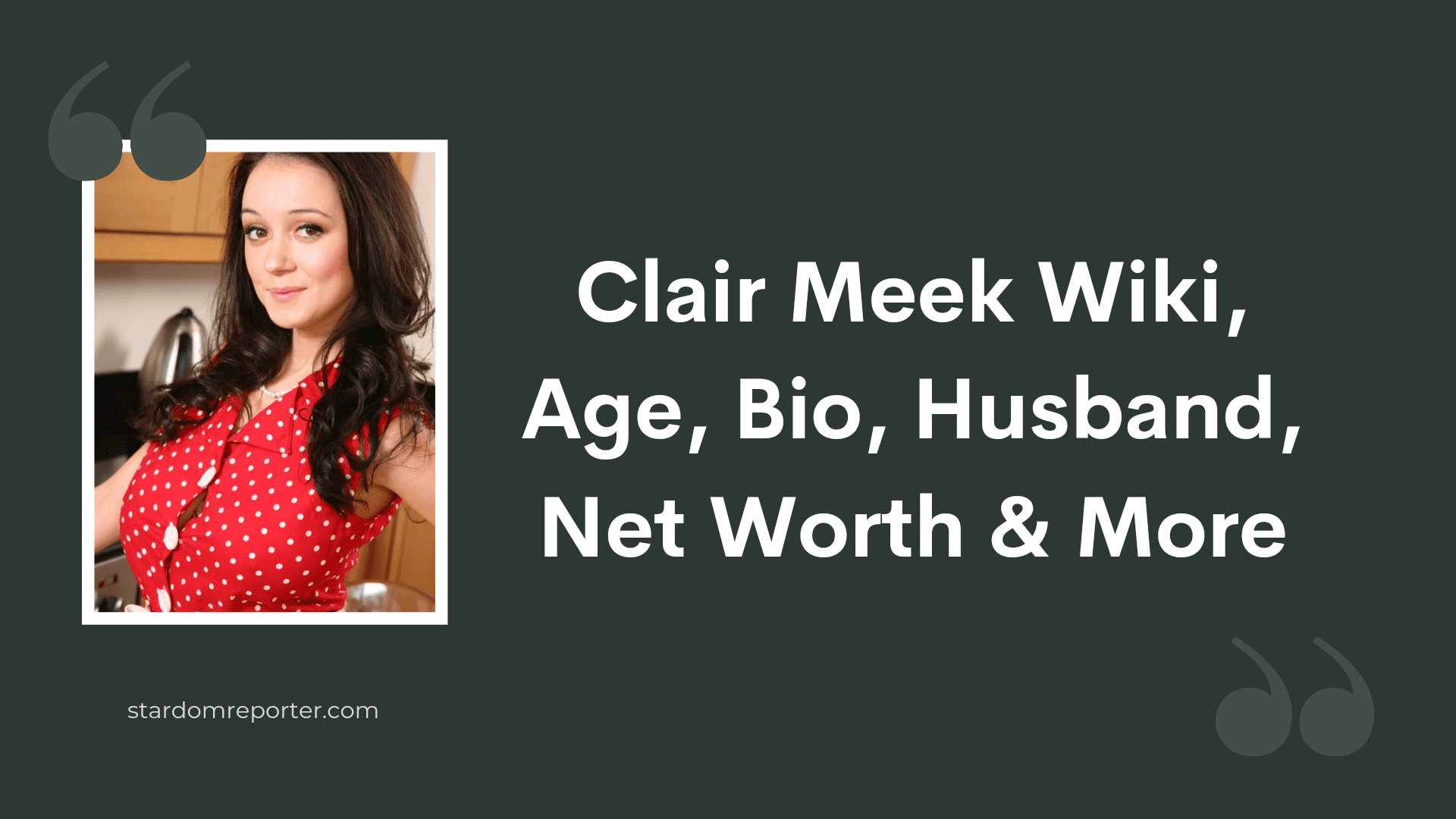 Clair Meek Wiki, Age, Bio, Husband, Net Worth & More - 20