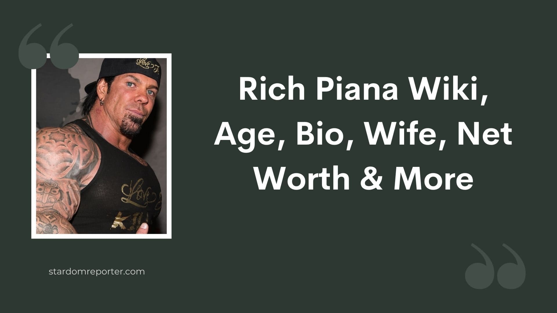 Rich Piana Wiki, Age, Bio, Wife, Net Worth & More - 1