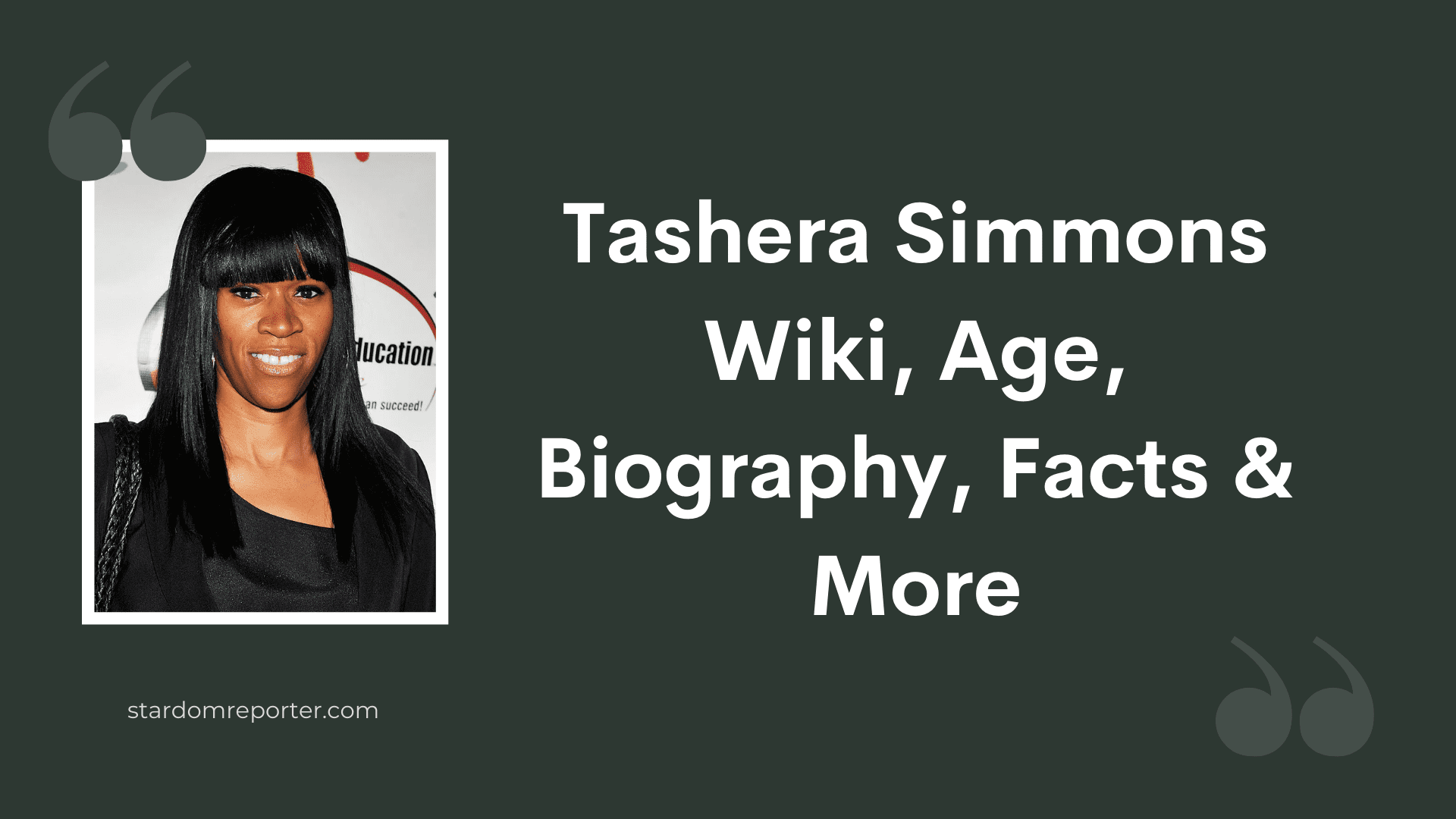Tashera Simmons Wiki, Age, Biography, Facts & More - 1