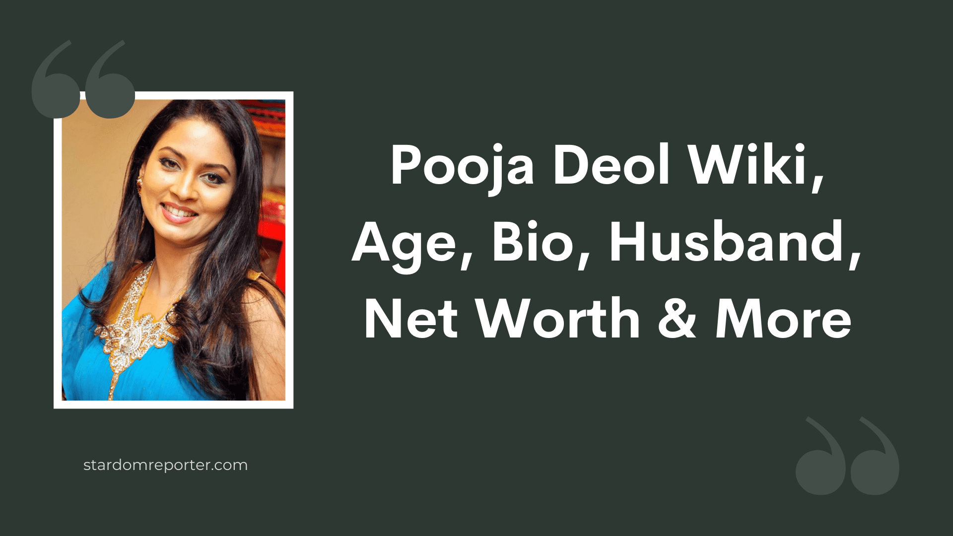 Pooja Deol Wiki, Age, Bio, Husband, Net Worth & More - 11