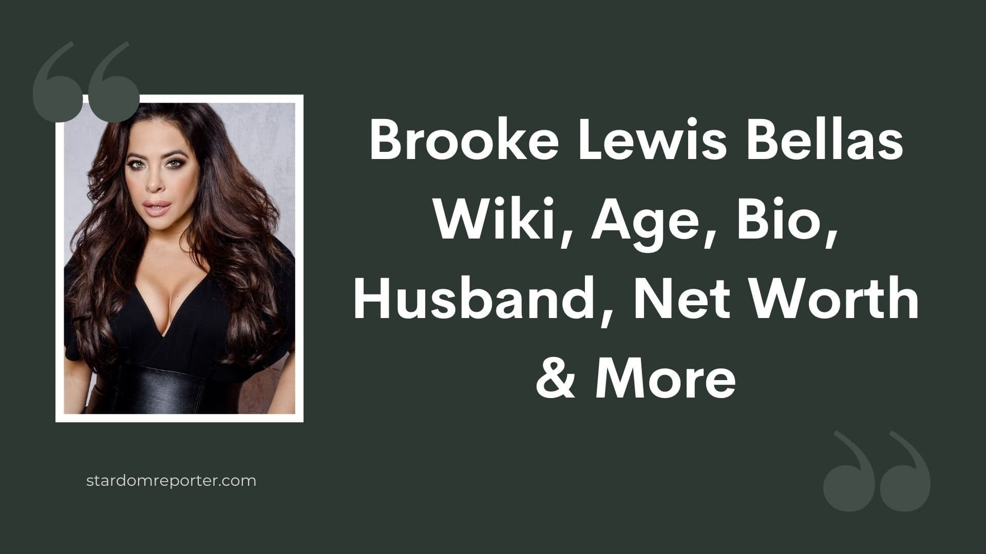 Brooke Lewis Bellas Wiki, Age, Bio, Husband, Net Worth & More - 1