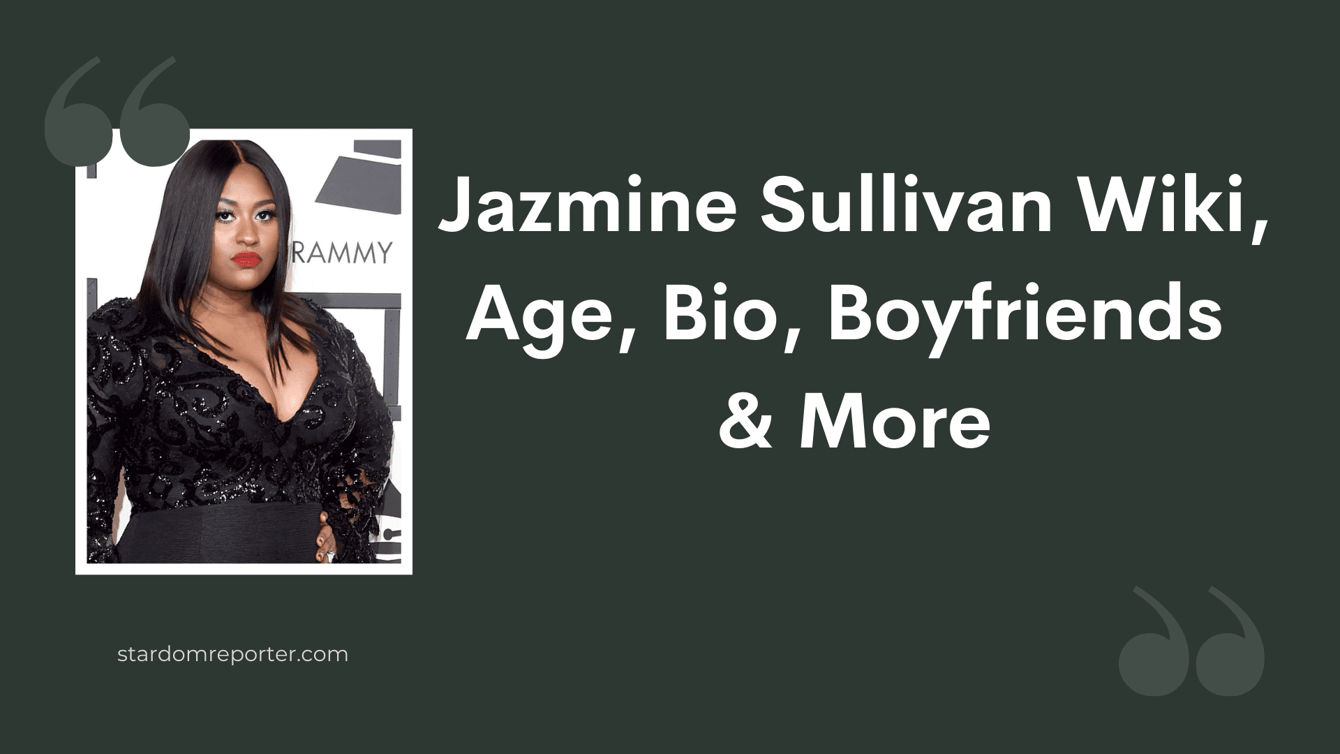 Jazmine Sullivan Wiki, Age, Bio, Boyfriends & More - 1