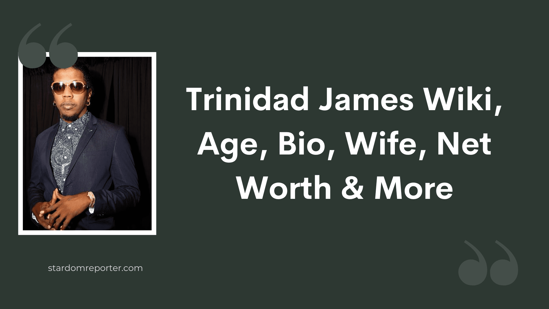 Trinidad James Wiki, Age, Bio, Wife, Net Worth & More - 1