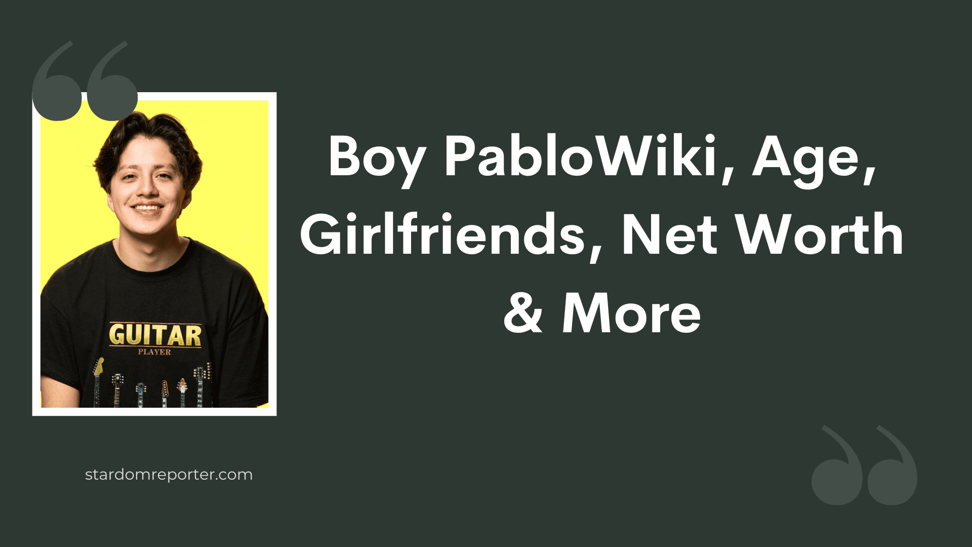 Boy Pablo Wiki, Age, Bio, Girlfriends, Net Worth & More - 1