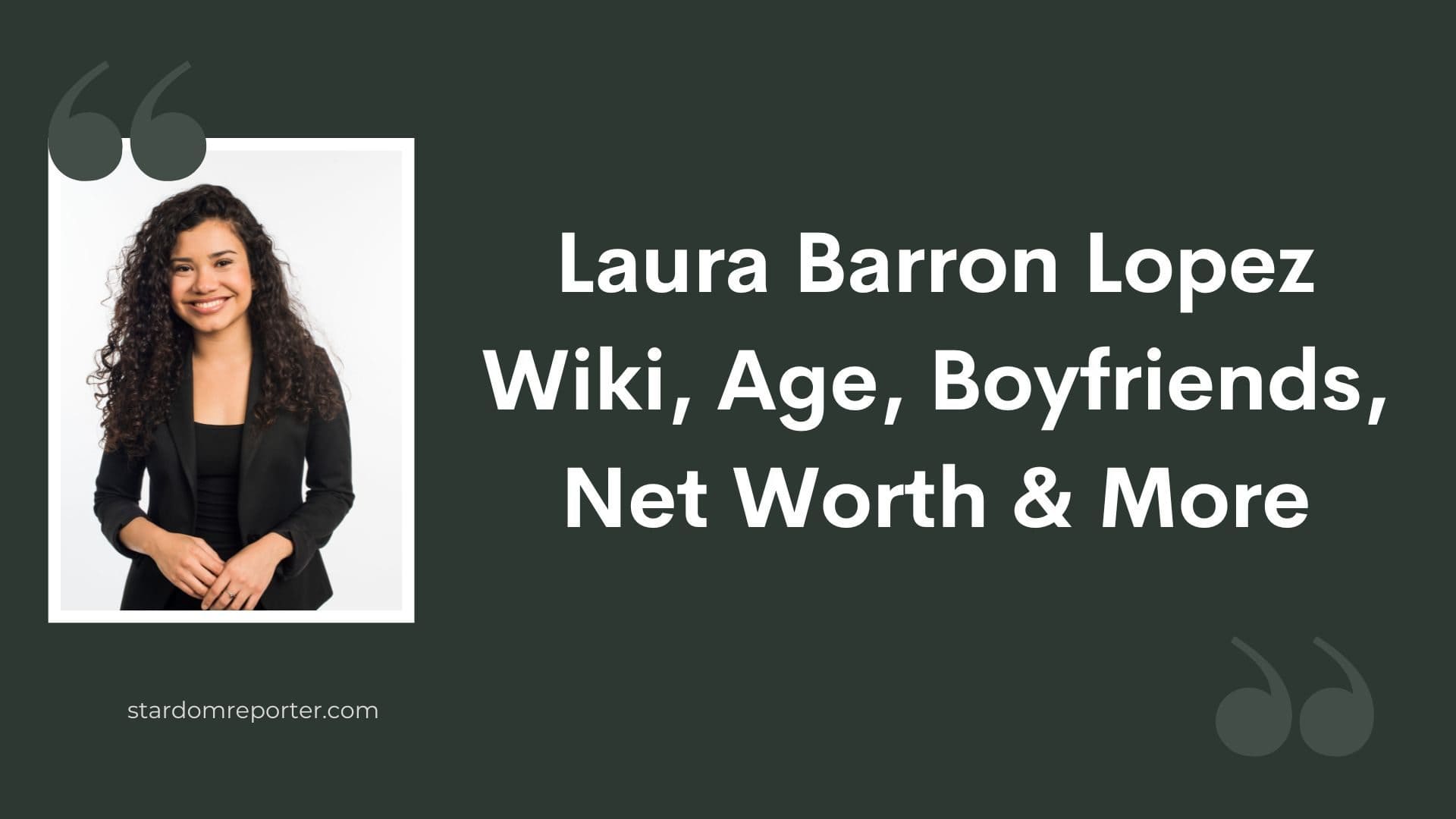 Laura Barron Lopez Wiki, Age, Bio, Boyfriends, Net Worth & More - 1