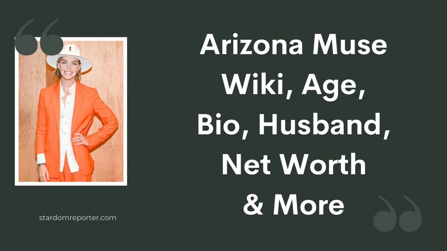 Arizona Muse Wiki, Age, Bio, Husband, Net Worth & More - 1