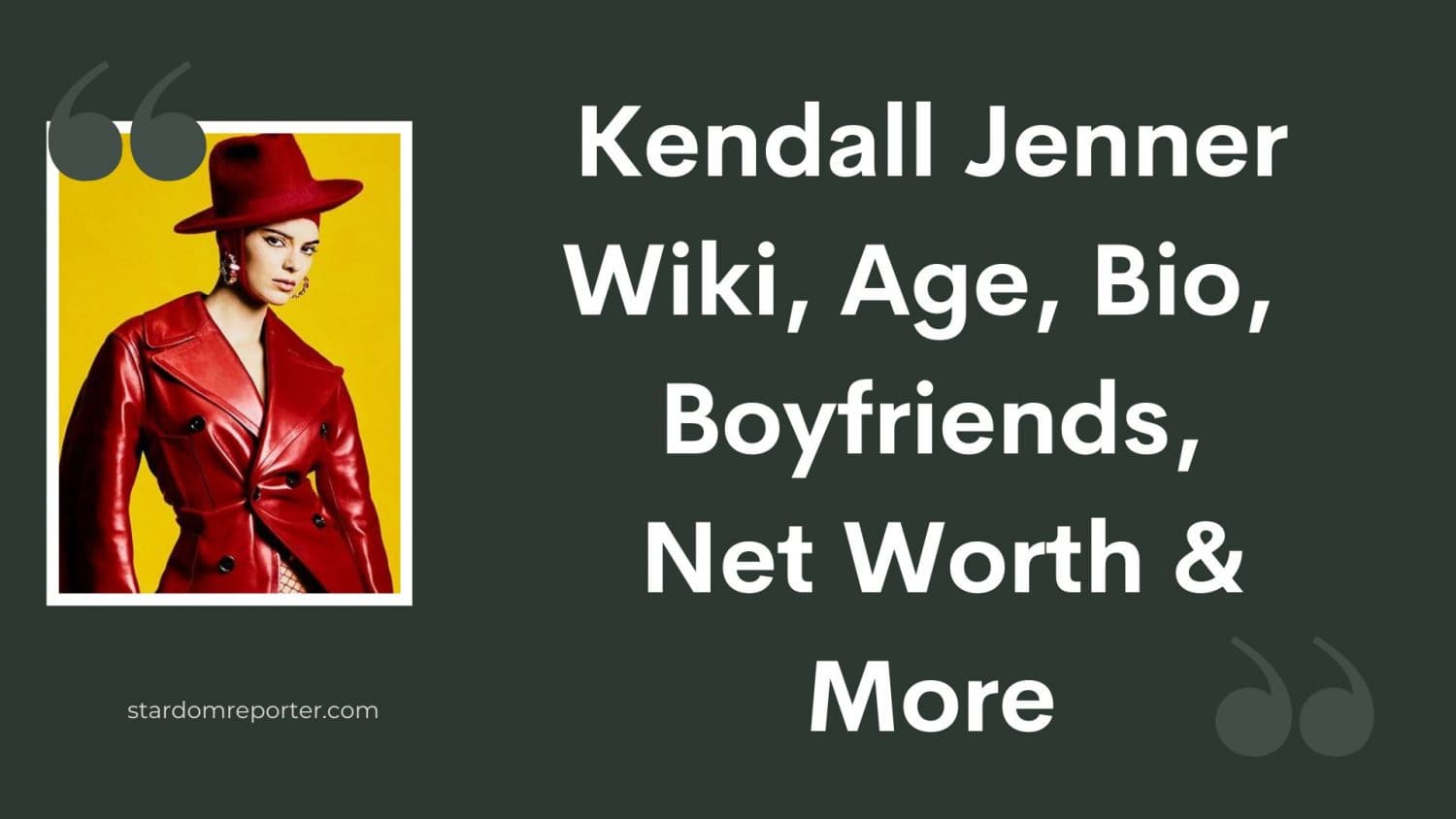 Kendall Jenner Wiki, Age, Bio, Boyfriends, Net Worth & More - 3