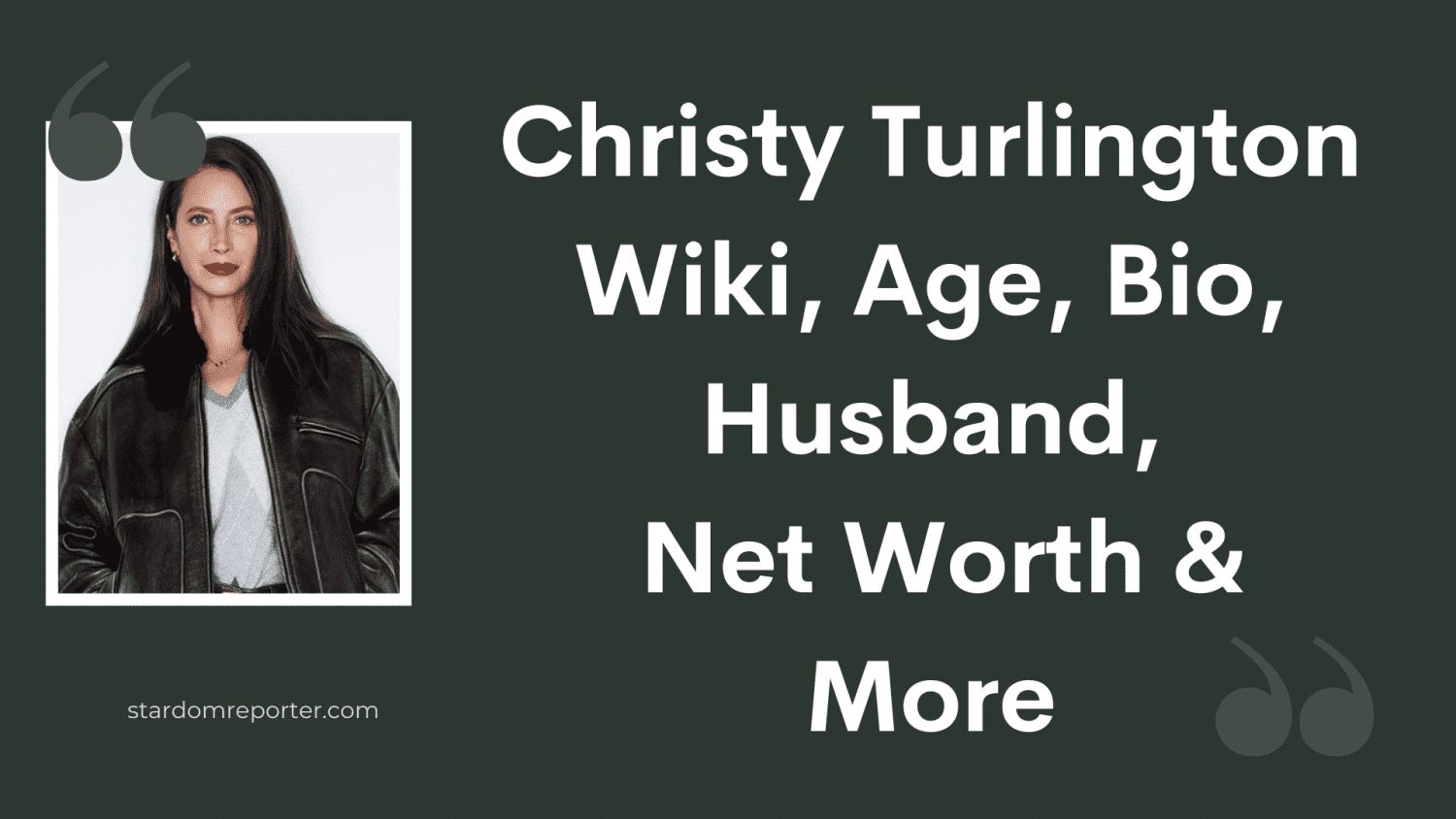 Christy Turlington Wiki, Age, Bio, Husband, Net Worth & More - 1