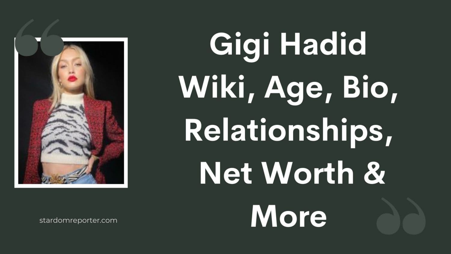 Gigi Hadid Wiki, Age, Bio, Relationships, Net Worth & More - 43