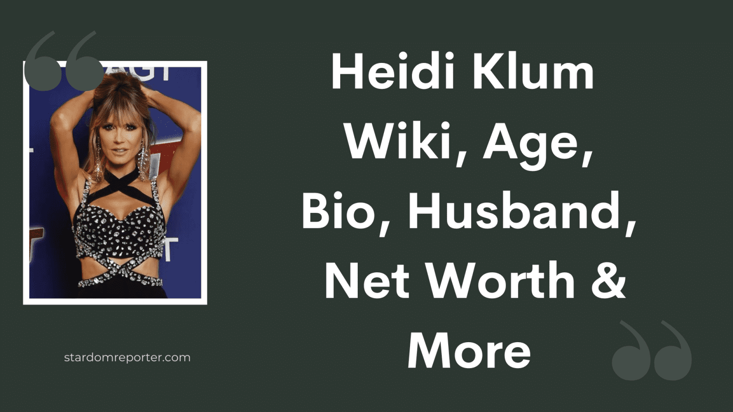 Heidi Klum Wiki, Age, Bio, Husband, Net Worth & More - 39