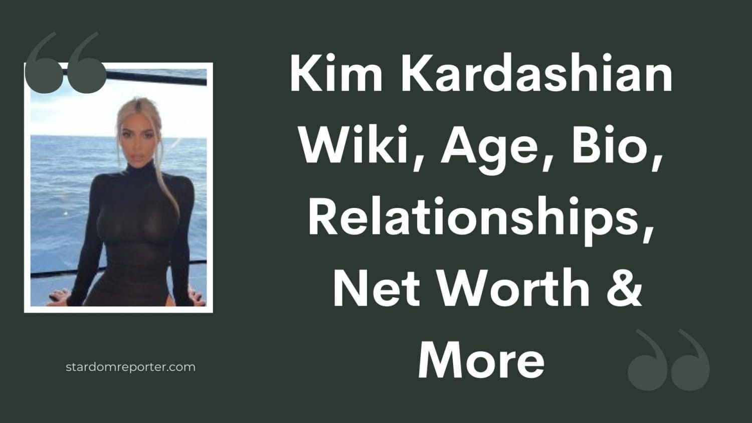 Kim Kardashian Wiki, Age, Bio, Relationships, Net Worth & More - 1