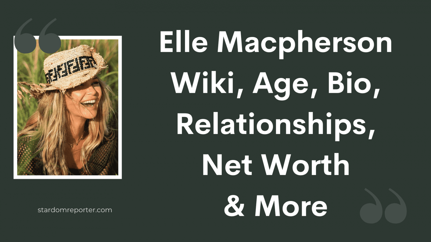 Elle Macpherson Wiki, Age, Bio, Relationships, Net Worth & More - 1