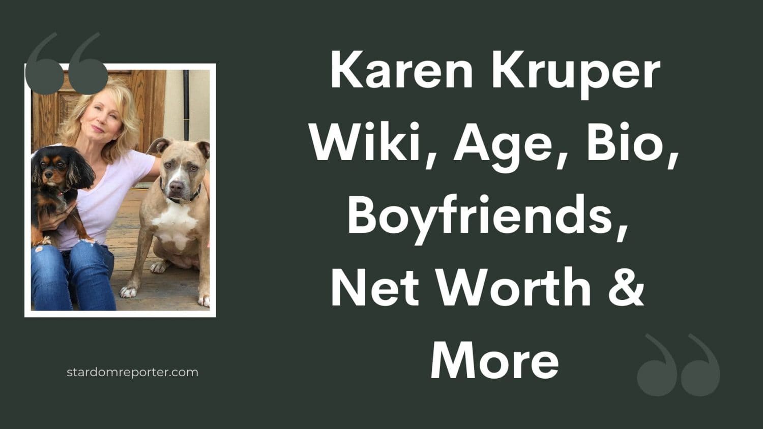 Karen Kruper Wiki, Age, Bio, Boyfriends, Net Worth & More - 1