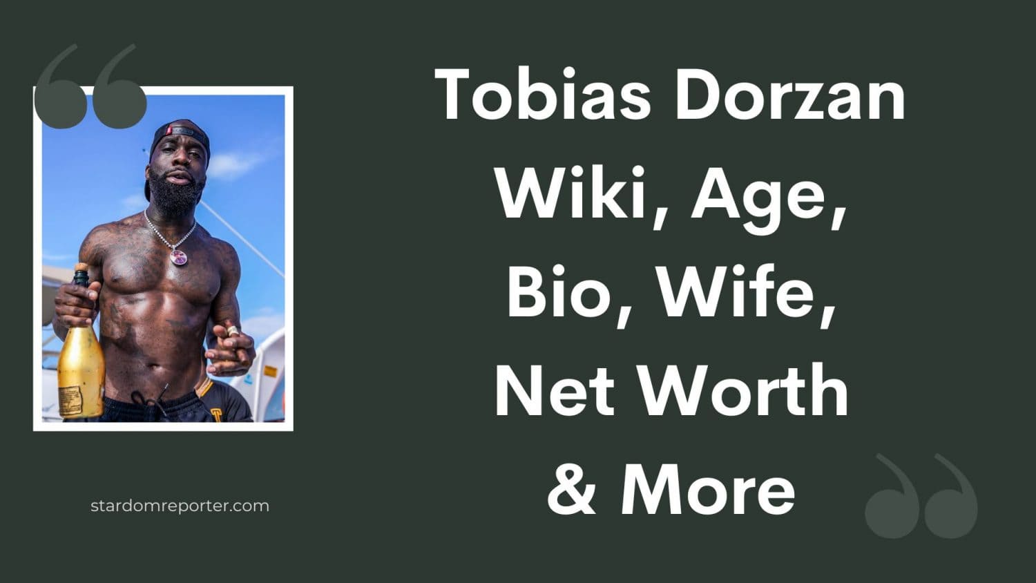 Tobias Dorzan Wiki, Age, Bio, Wife, Family, Net Worth & More - 1